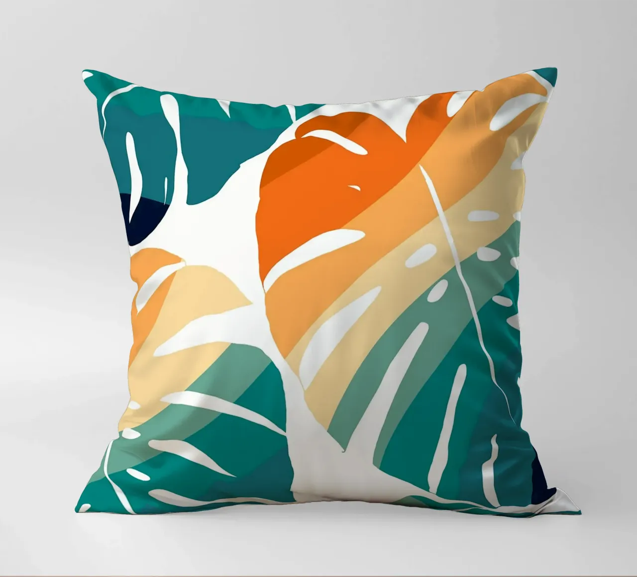 Monstera Retro Pattern cuscino da BasicShopByBell