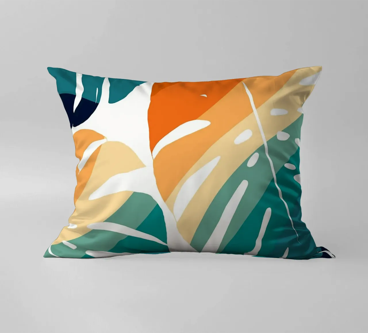 Monstera Retro Pattern cuscino da BasicShopByBell