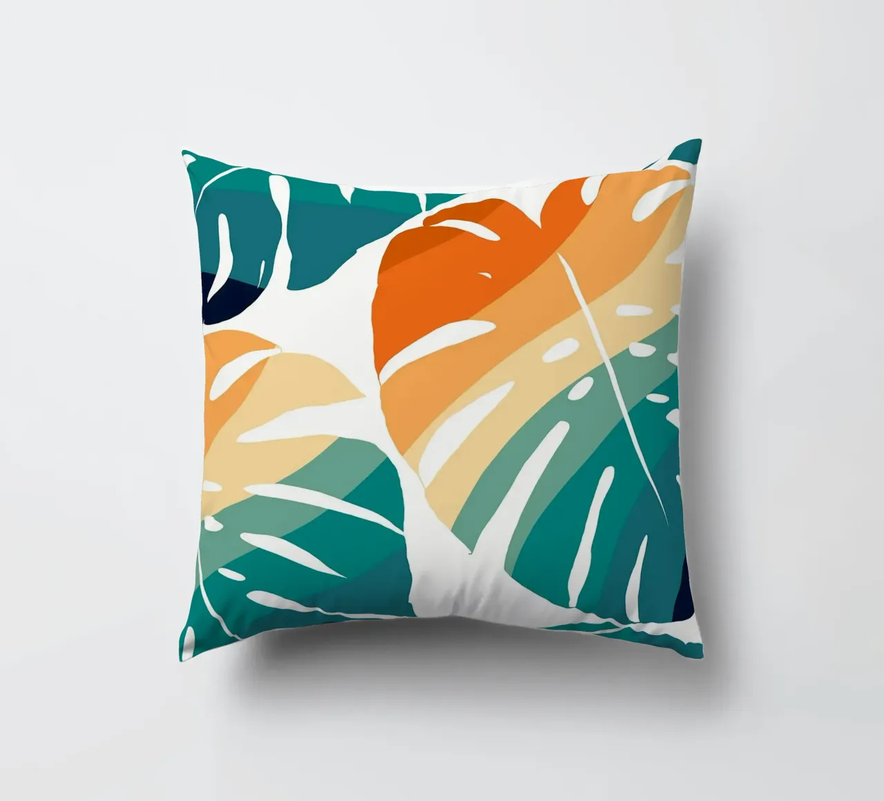 Monstera Retro Pattern cuscino da BasicShopByBell