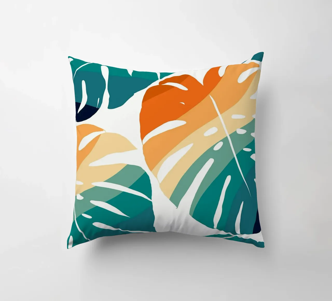 Monstera Retro Pattern cuscino da BasicShopByBell