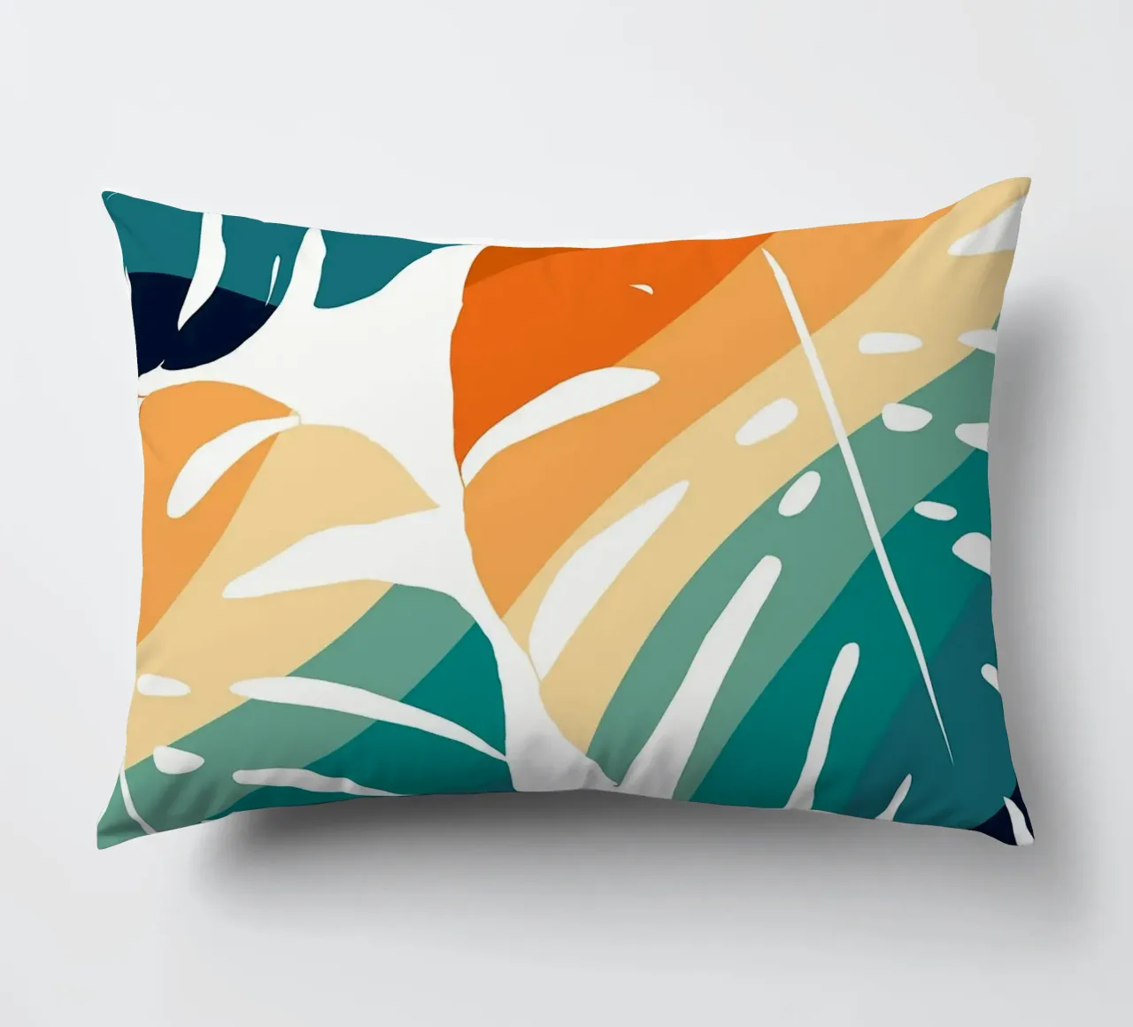 Monstera Retro Pattern cuscino da BasicShopByBell