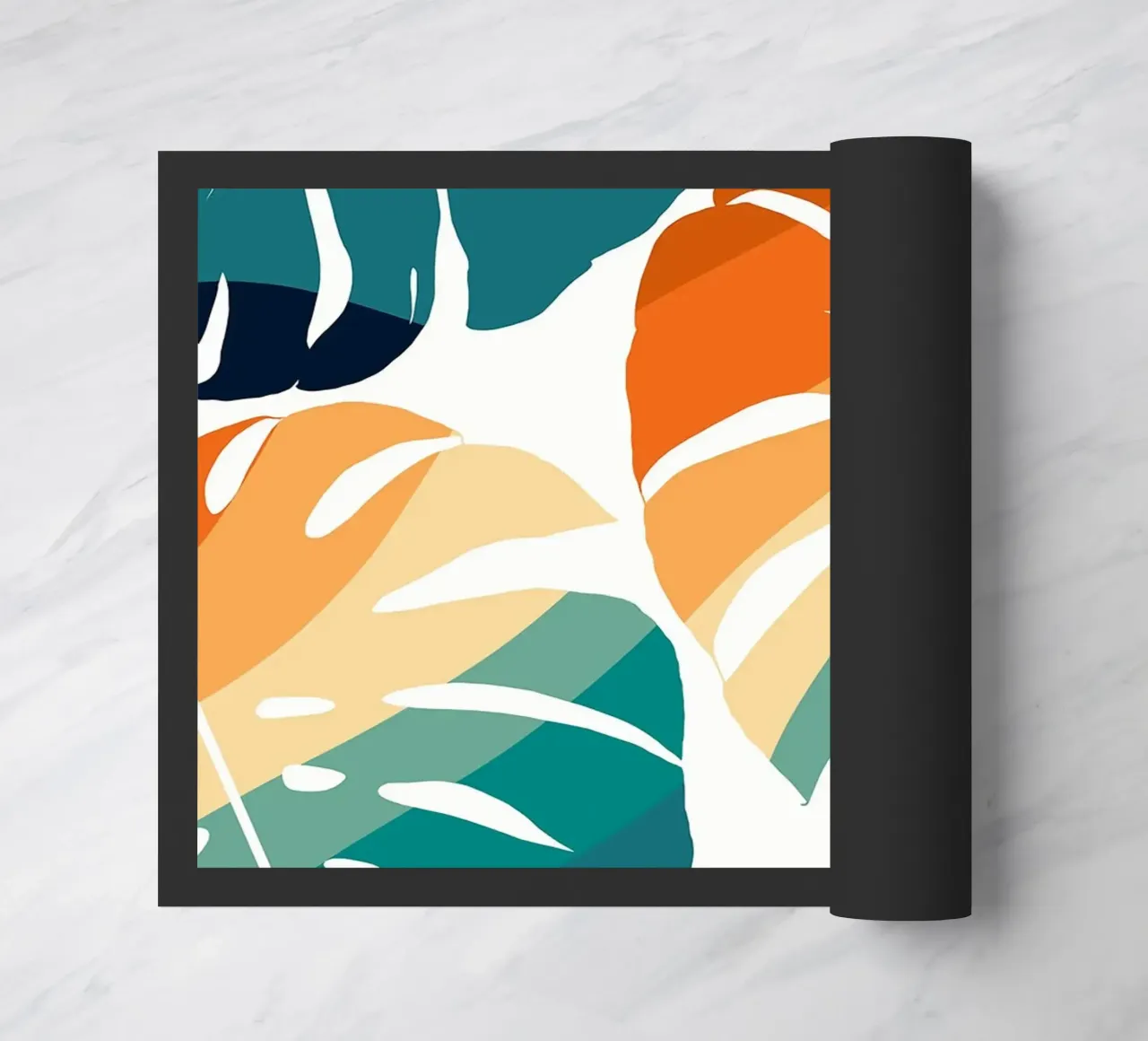 Monstera Retro Pattern zerbino da BasicShopByBell