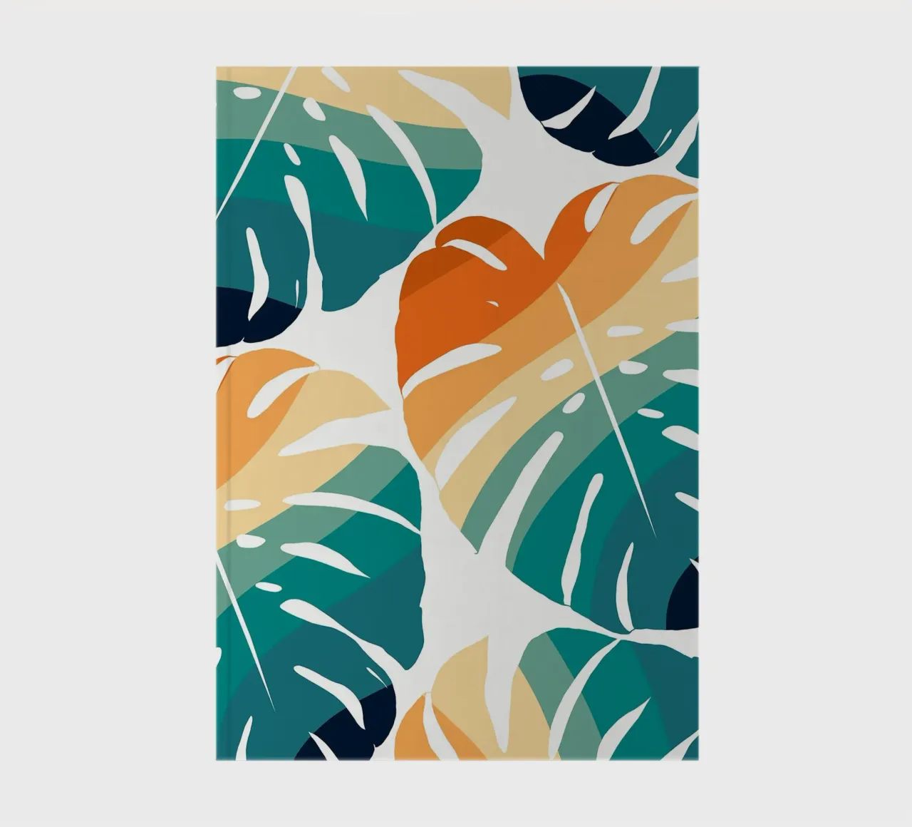 Monstera Retro Pattern carnet de notes de BasicShopByBell