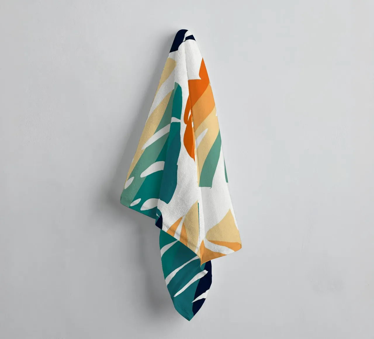 Monstera Retro Pattern asciugamano da bagno da BasicShopByBell