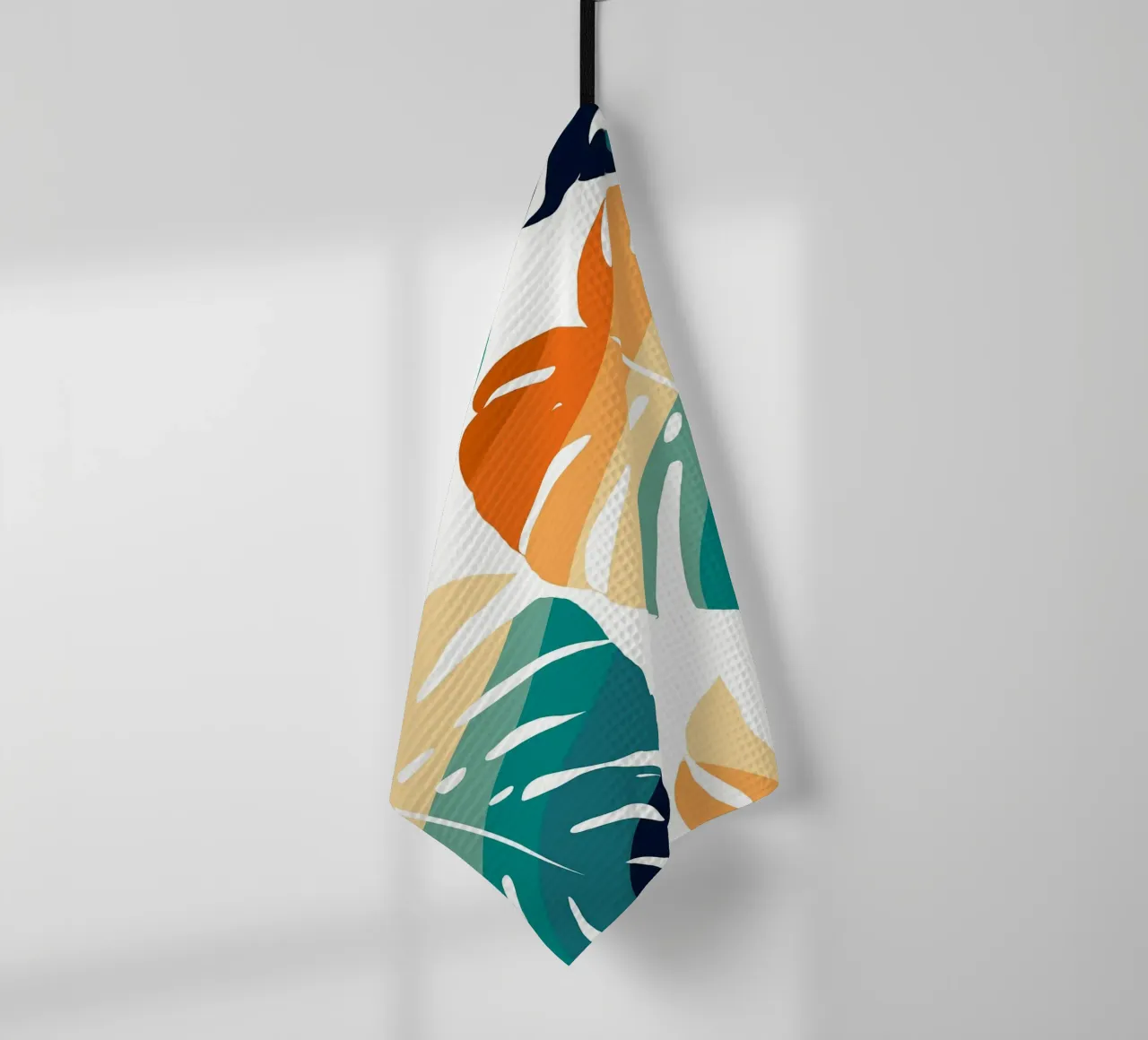 Monstera Retro Pattern canovaccio da cucina da BasicShopByBell