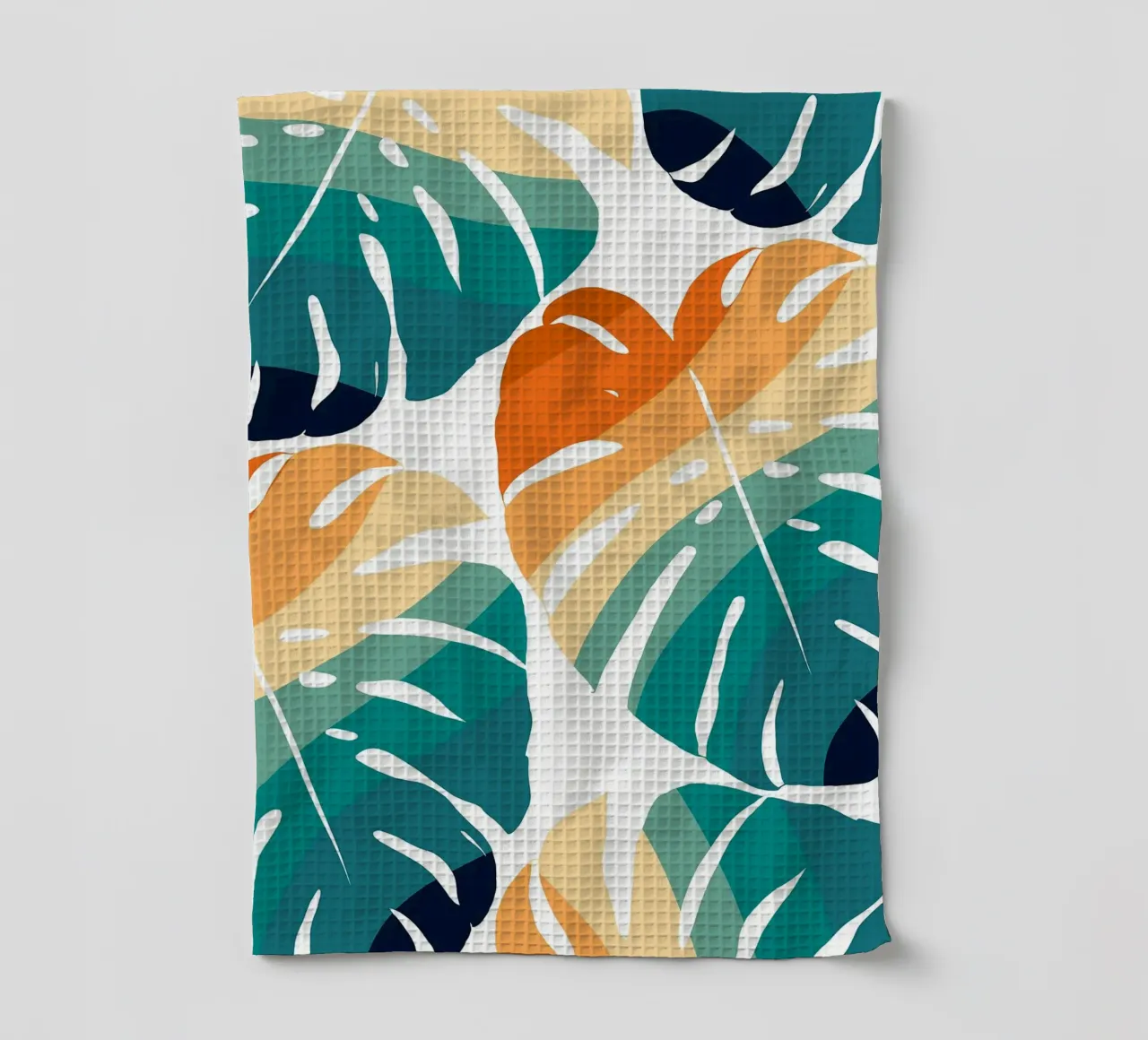 Monstera Retro Pattern canovaccio da cucina da BasicShopByBell