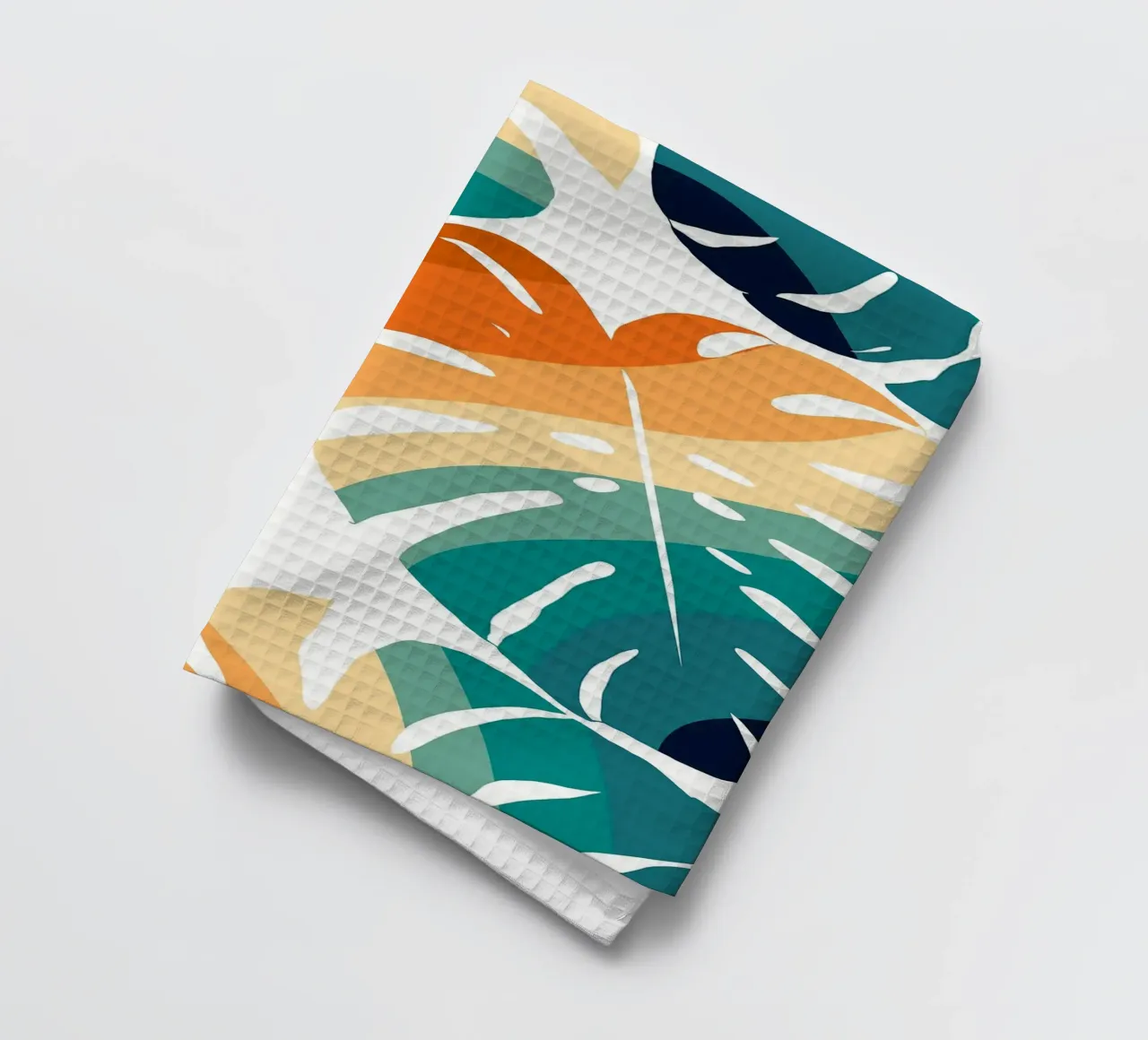 Monstera Retro Pattern canovaccio da cucina da BasicShopByBell
