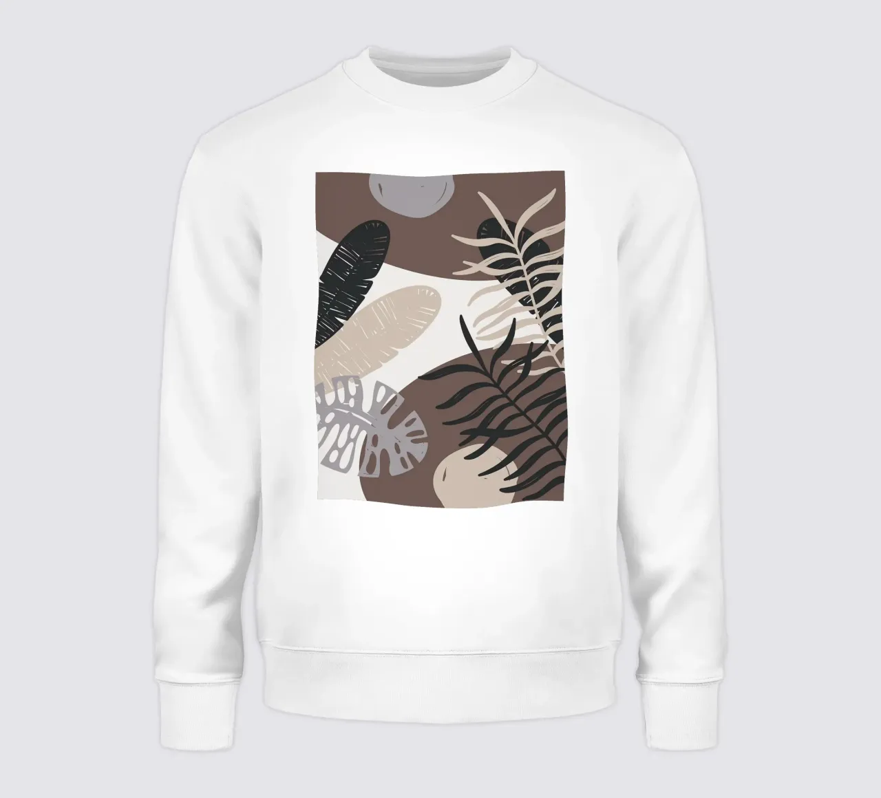 Foglie tropicali geometriche felpa da BasicShopByBell