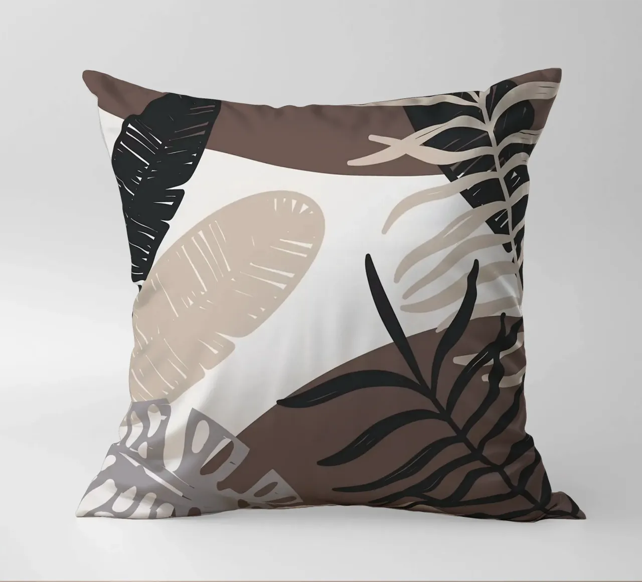 Foglie tropicali geometriche cuscino da BasicShopByBell