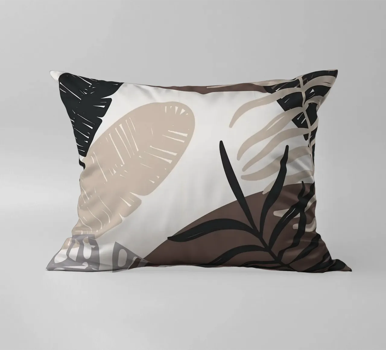 Foglie tropicali geometriche cuscino da BasicShopByBell