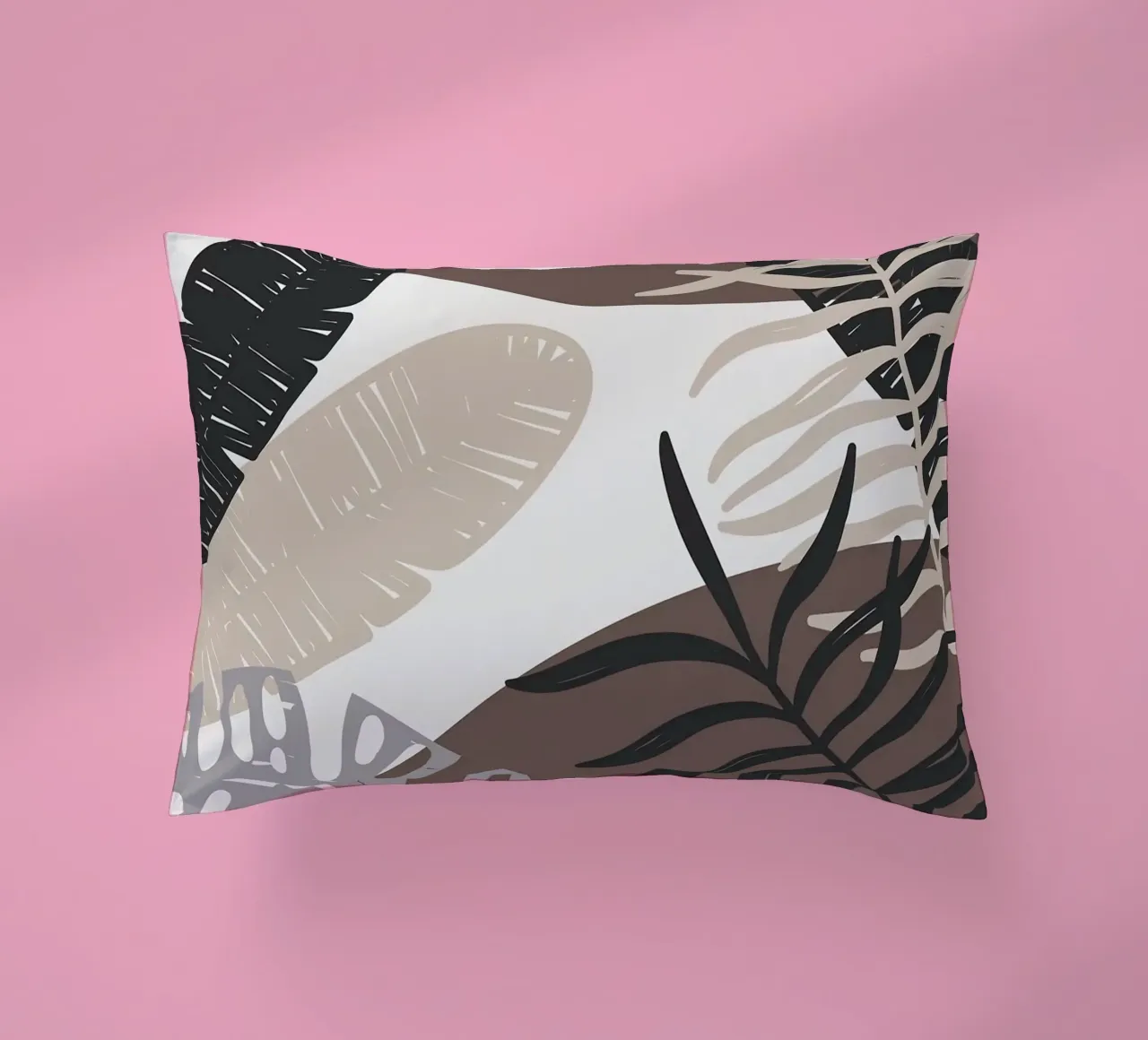 Foglie tropicali geometriche cuscino da BasicShopByBell