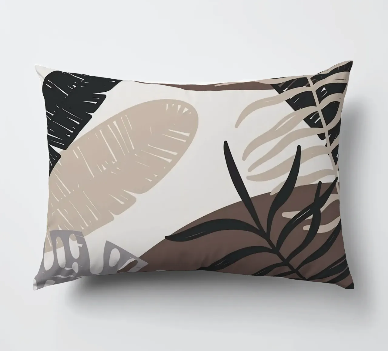 Foglie tropicali geometriche cuscino da BasicShopByBell