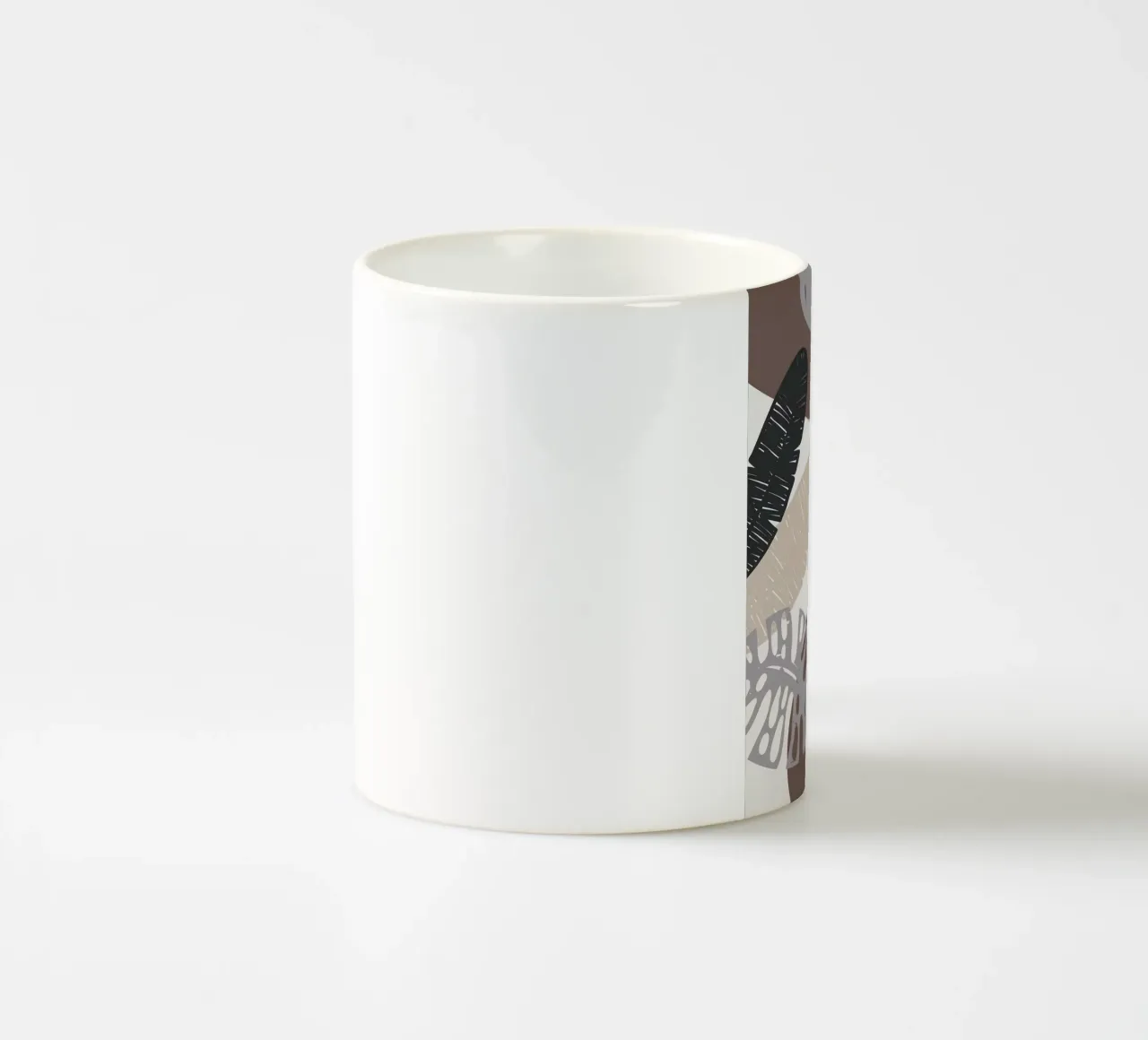 Foglie tropicali geometriche tazza in ceramica da BasicShopByBell