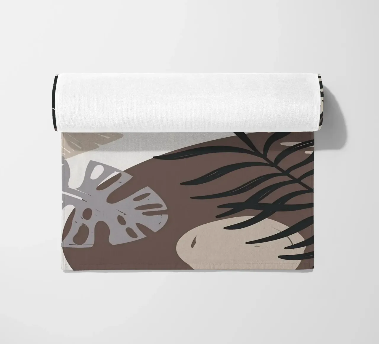 Foglie tropicali geometriche telo mare da BasicShopByBell