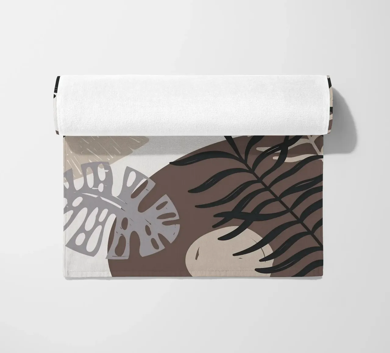Foglie tropicali geometriche telo mare da BasicShopByBell