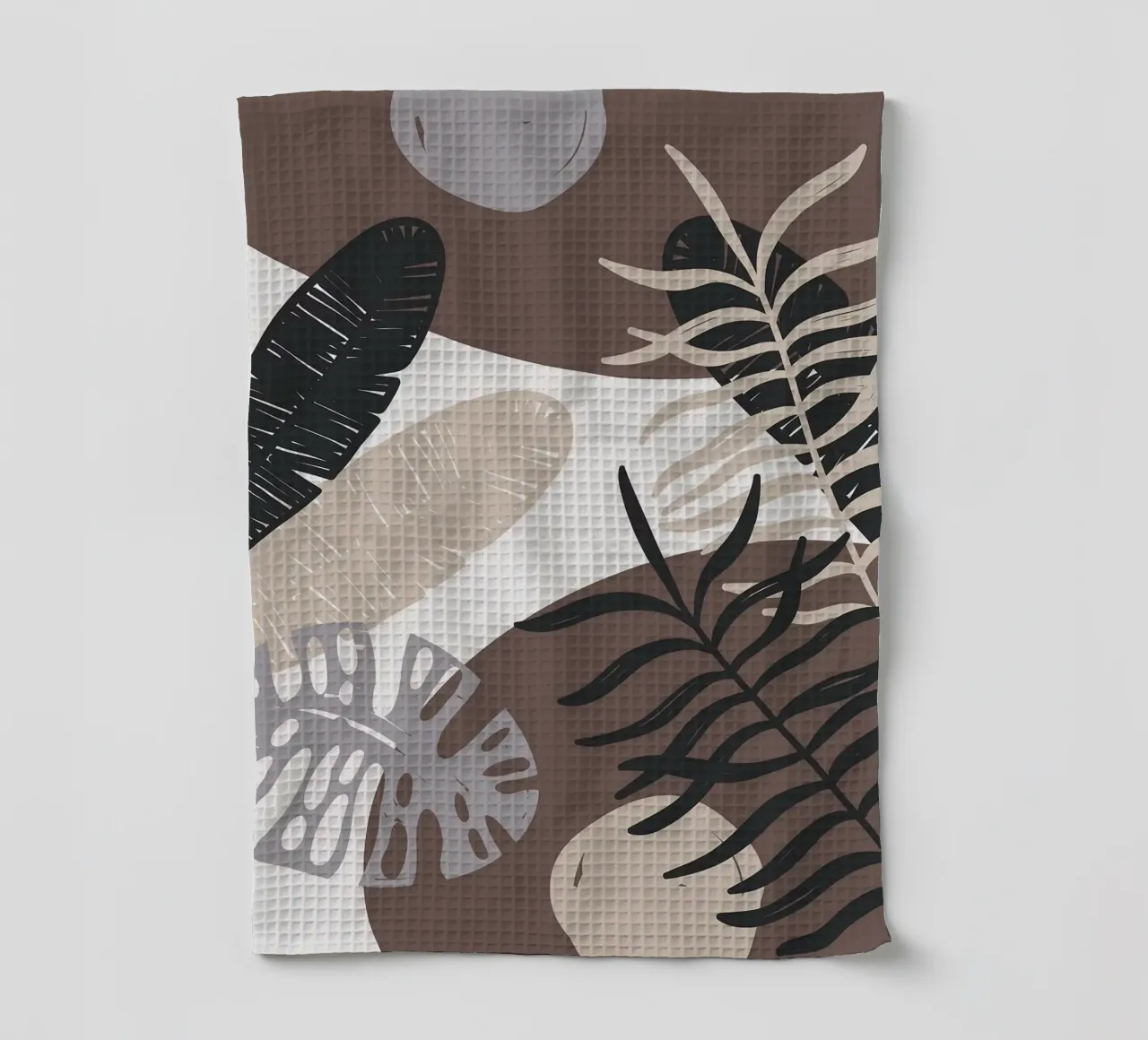 Foglie tropicali geometriche canovaccio da cucina da BasicShopByBell