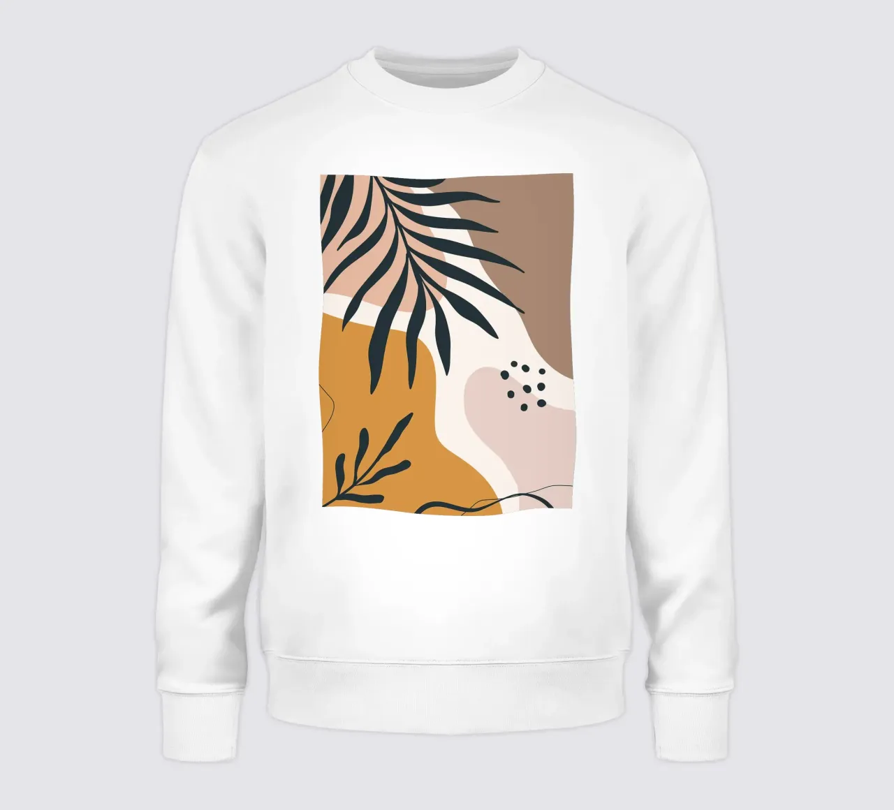 Foglia minimale felpa da BasicShopByBell