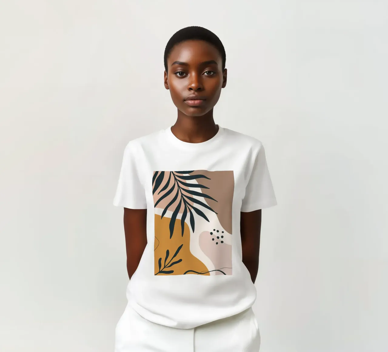 Foglia minimale t-shirt da BasicShopByBell
