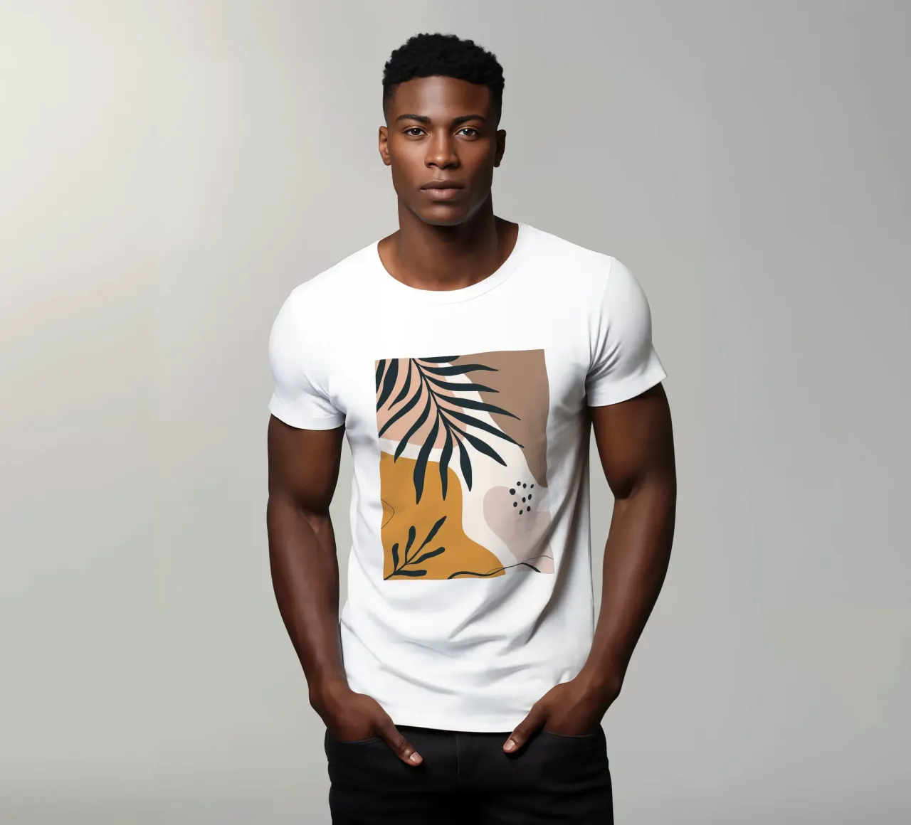Foglia minimale t-shirt da BasicShopByBell