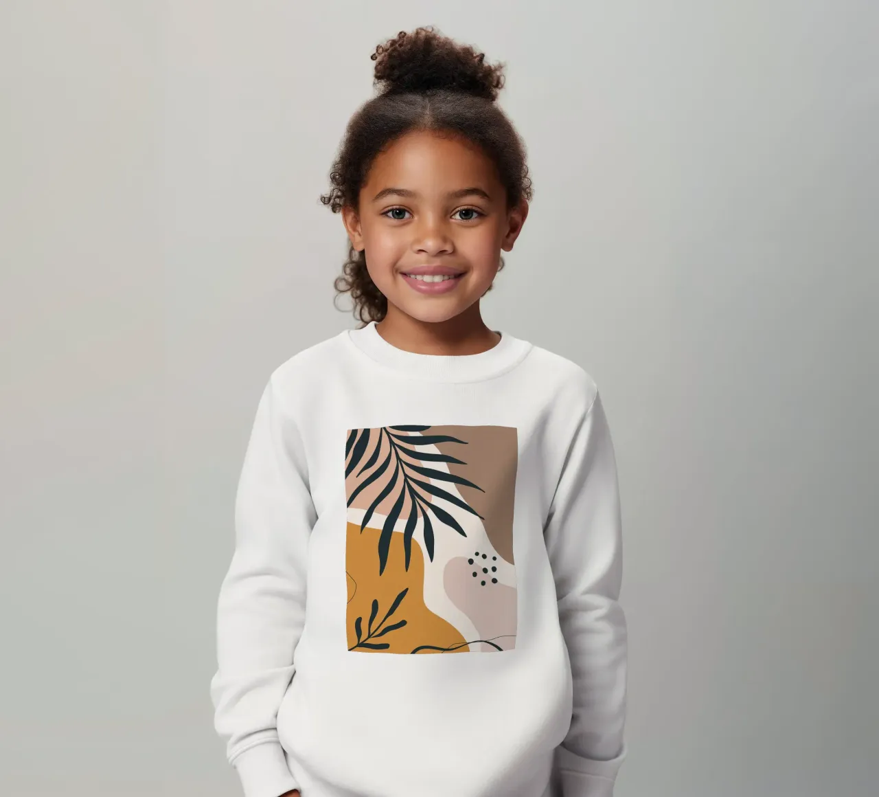 Foglia minimale felpa bambino da BasicShopByBell