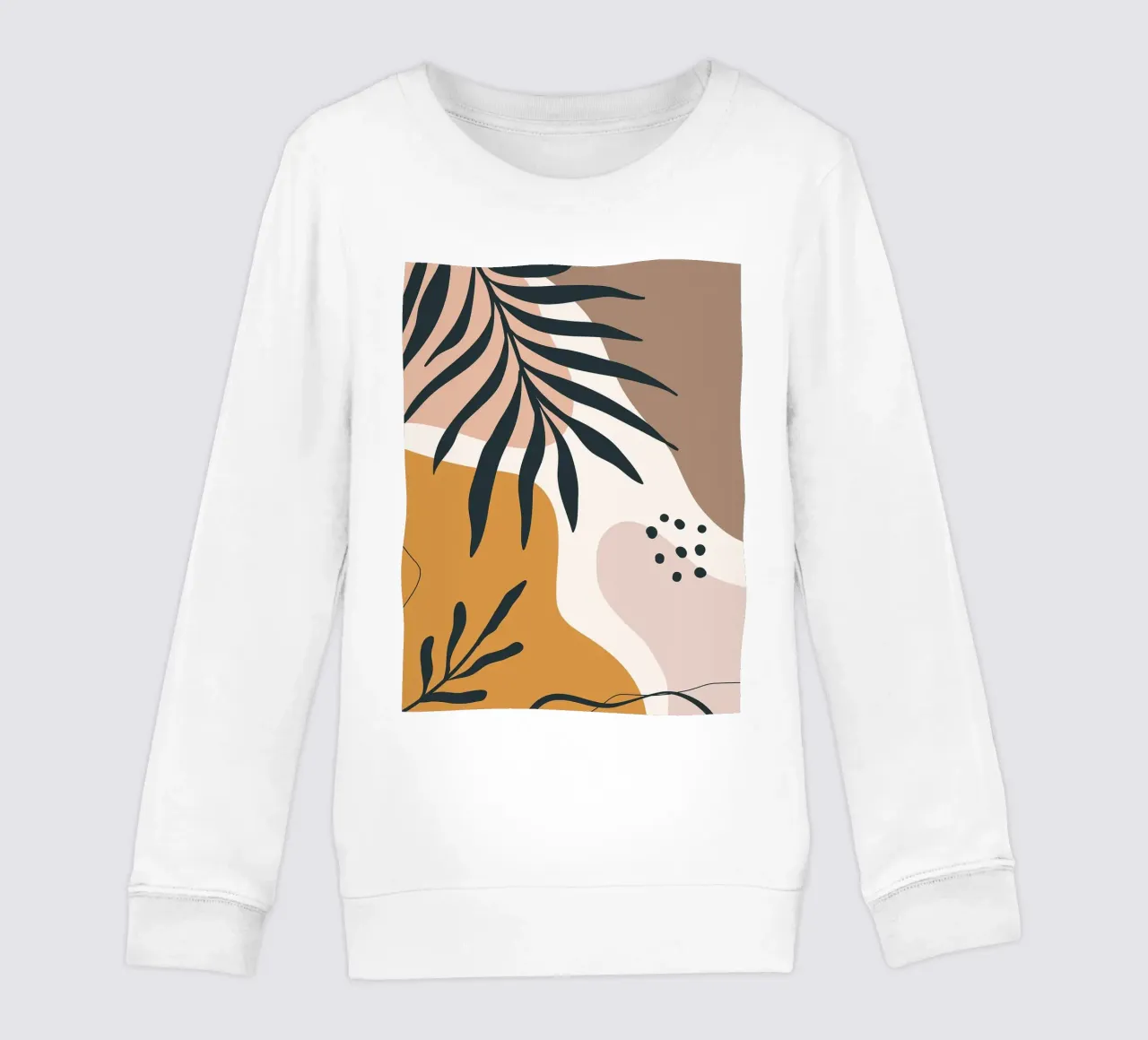 Foglia minimale felpa bambino da BasicShopByBell