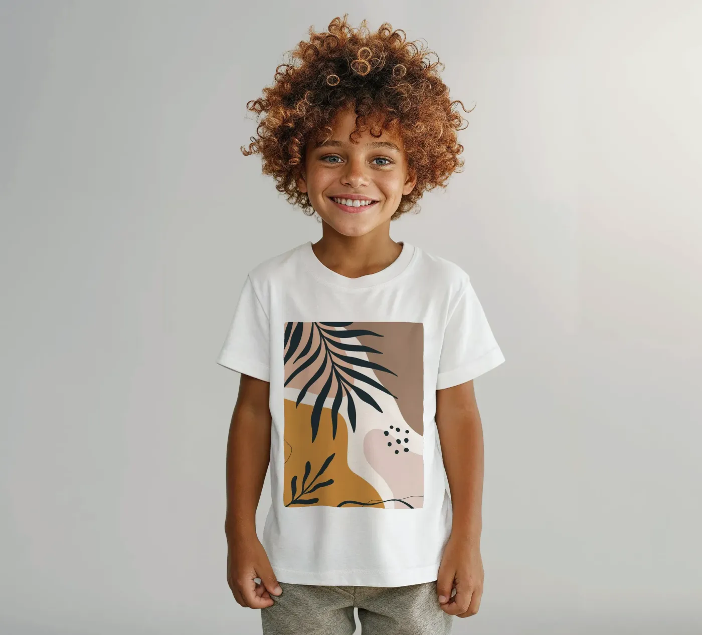 Foglia minimale t-shirt bambini da BasicShopByBell