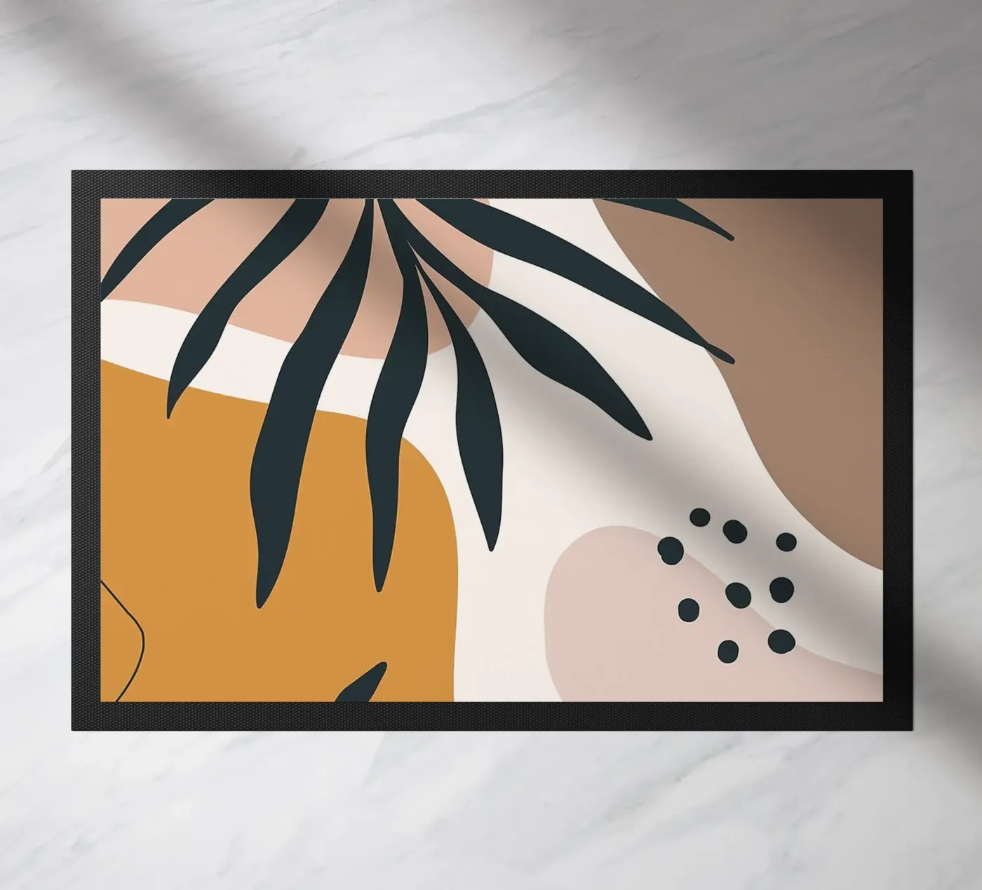 Minimal Leaf doormat by BasicShopByBell