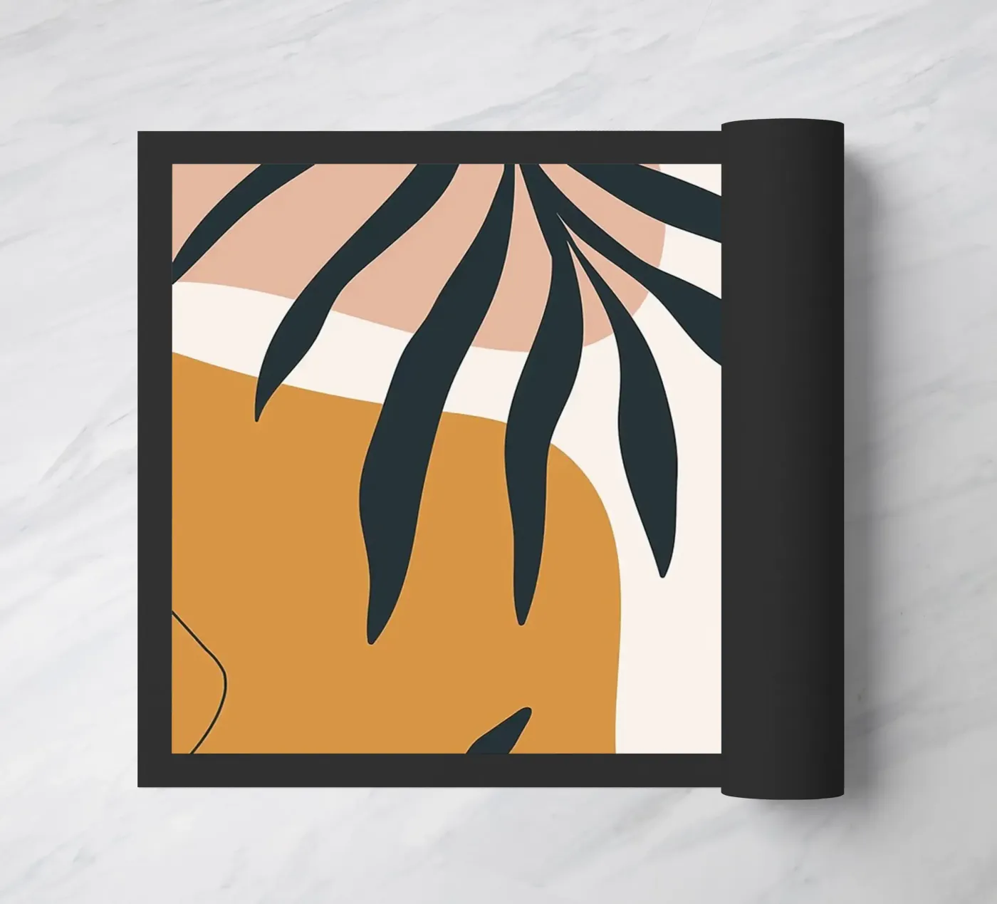 Minimal Leaf doormat by BasicShopByBell