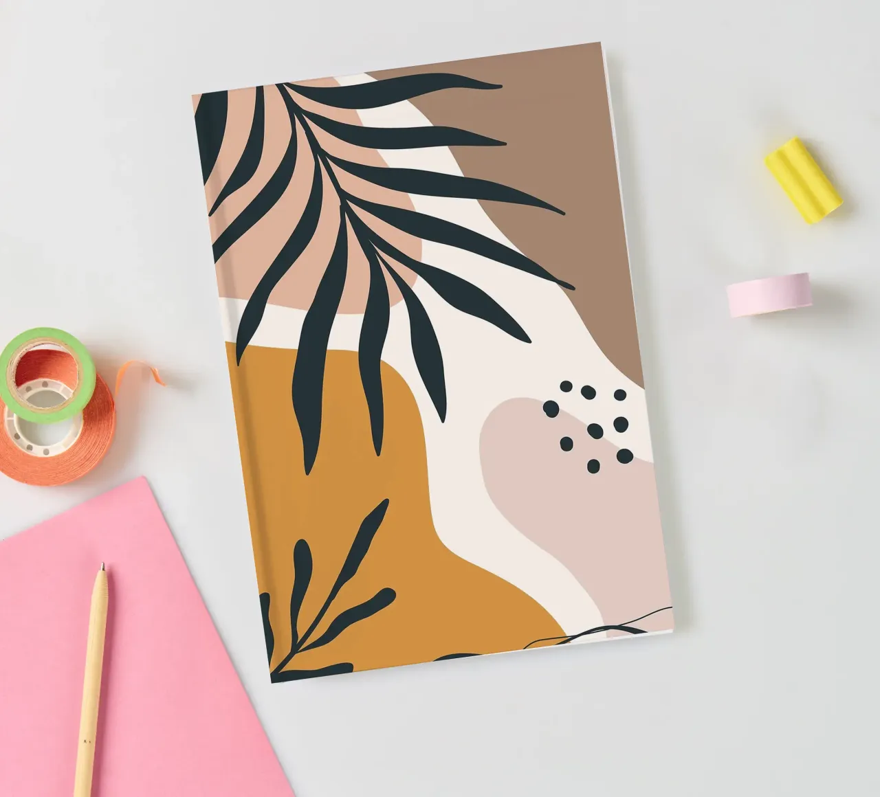 Minimal Leaf notebook by BasicShopByBell