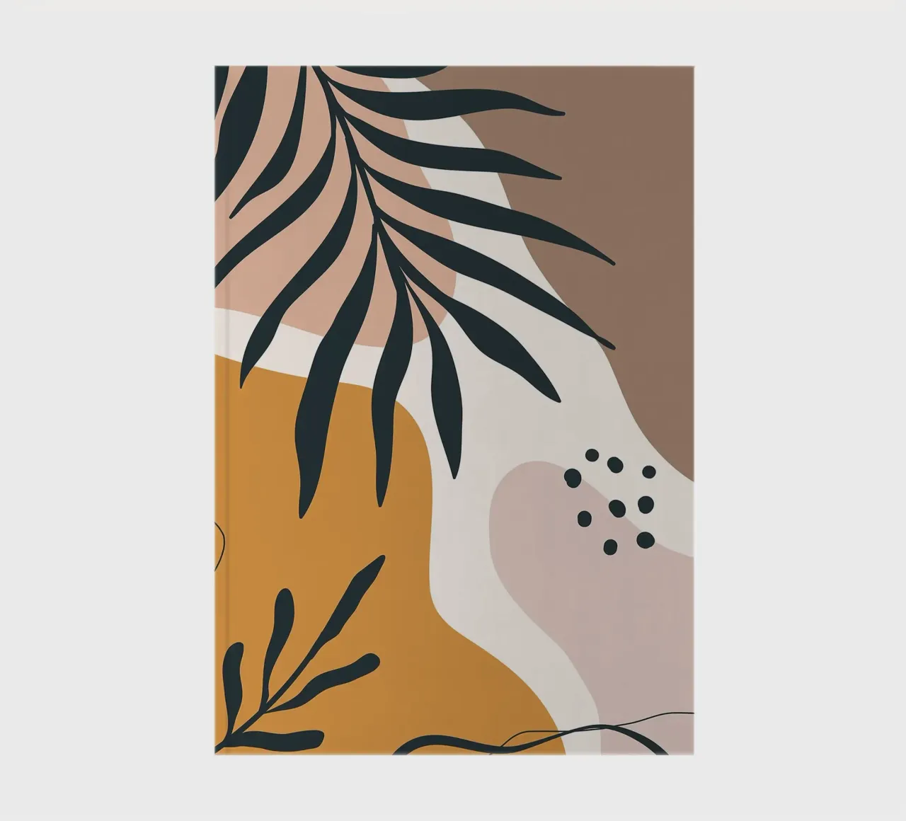 Minimal Leaf notebook by BasicShopByBell