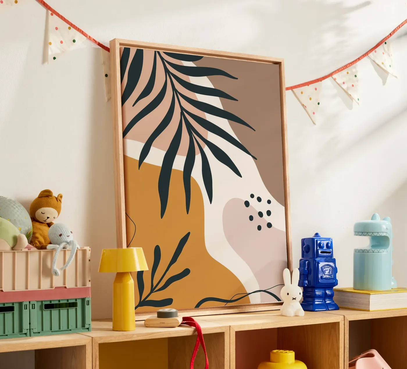 Foglia minimale tela da BasicShopByBell