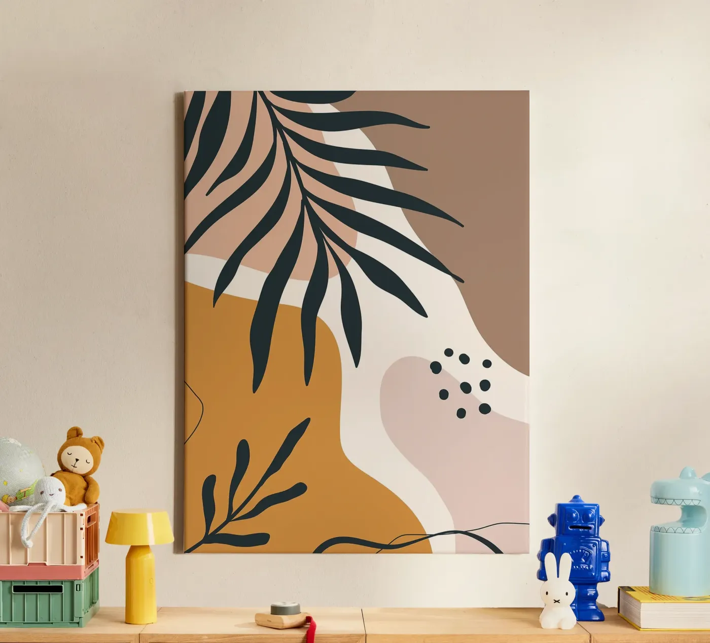 Foglia minimale tela da BasicShopByBell