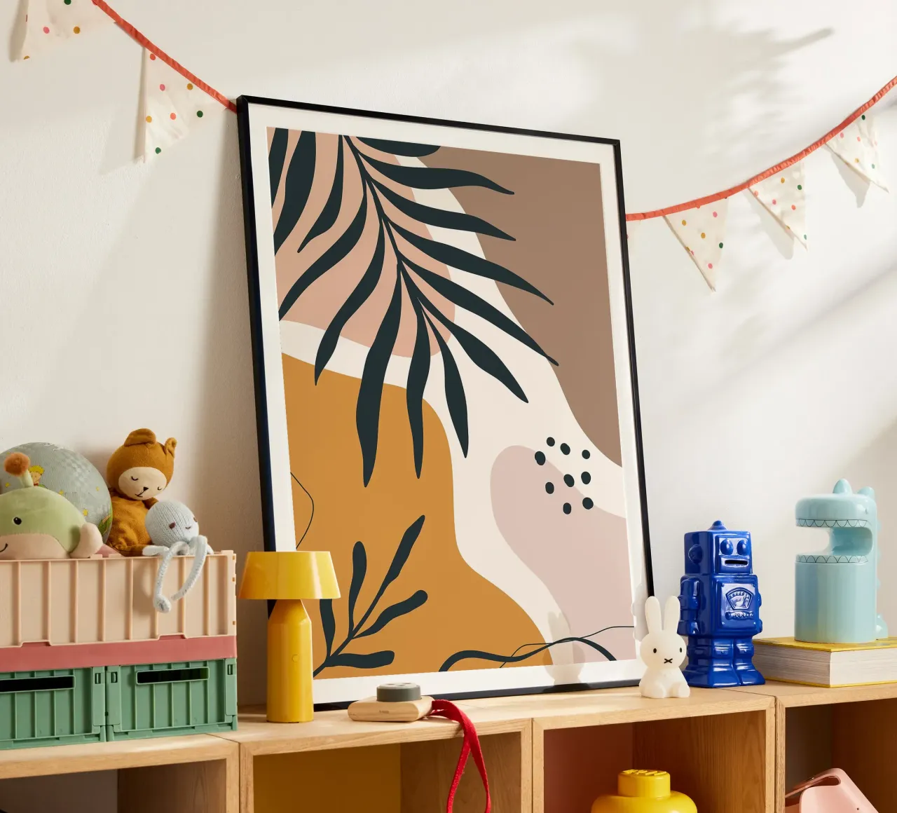 Minimal Leaf poster by BasicShopByBell