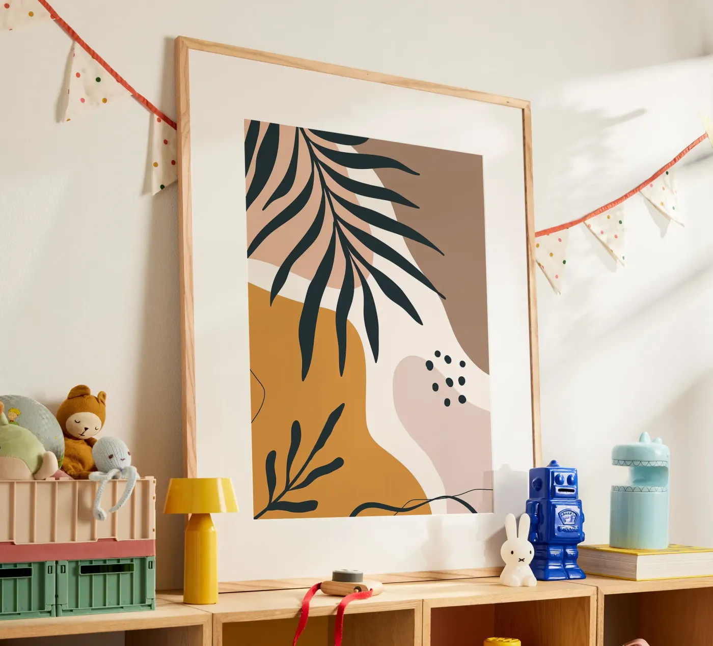 Minimal Leaf poster by BasicShopByBell