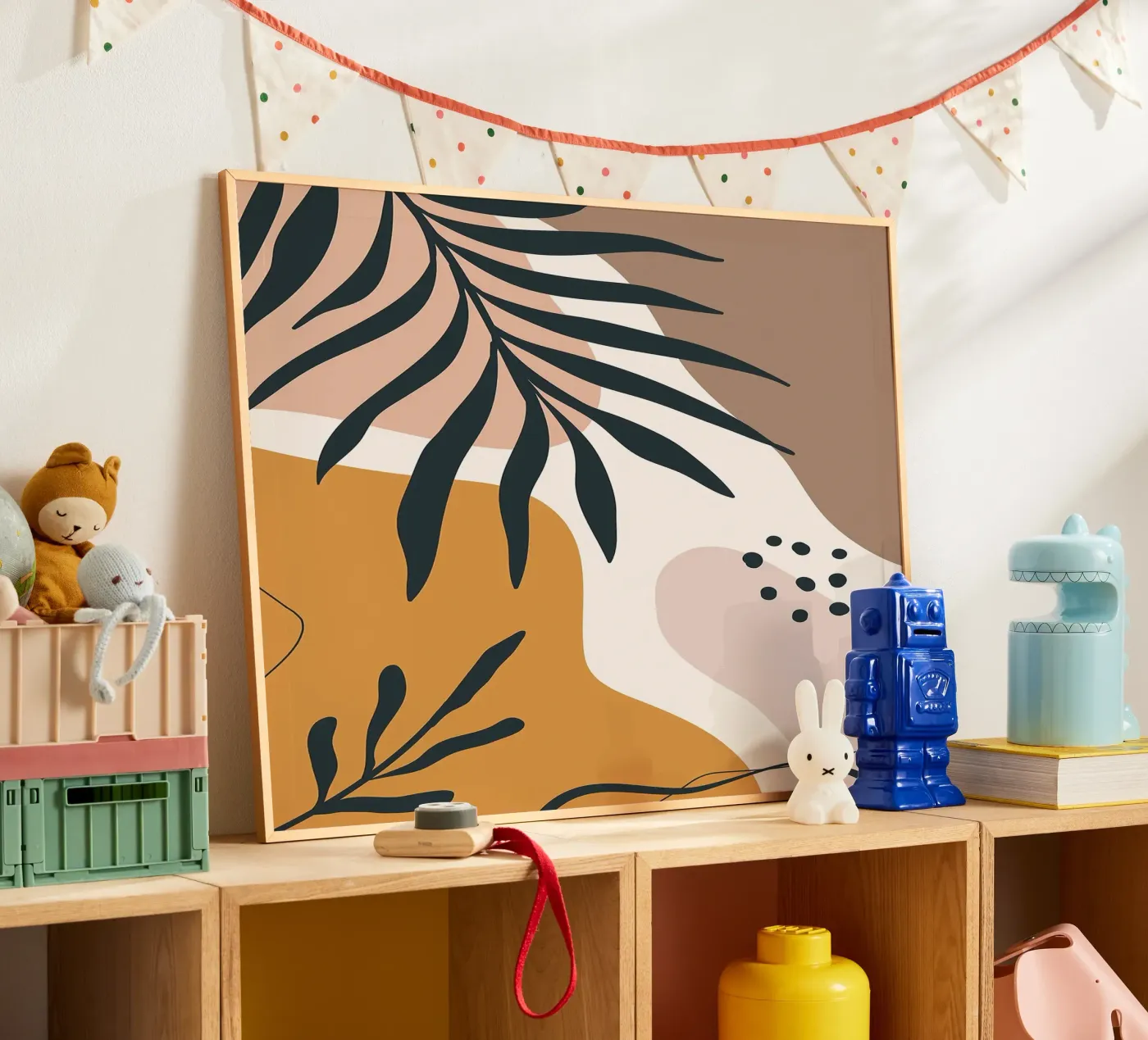 Minimal Leaf poster by BasicShopByBell