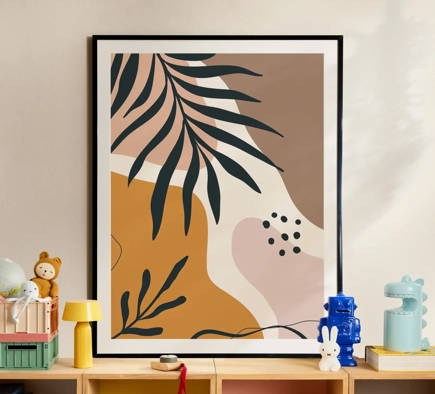 Minimal Leaf poster by BasicShopByBell