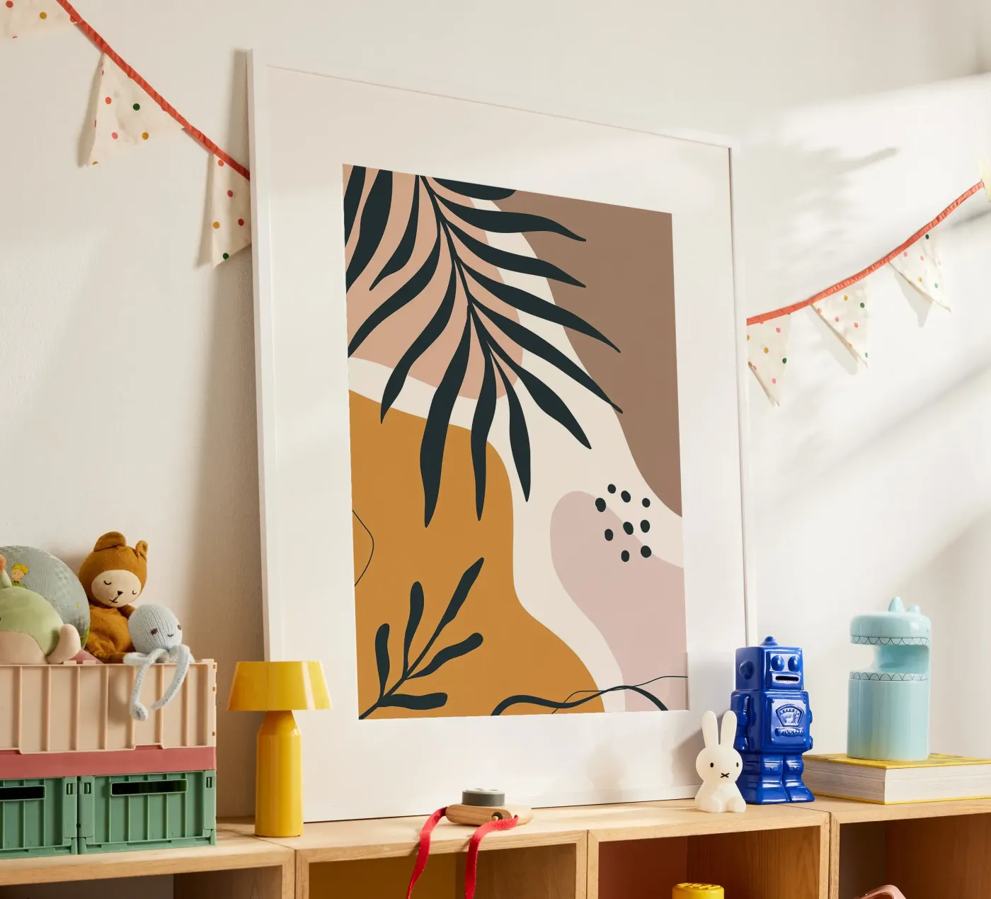 Minimal Leaf poster by BasicShopByBell