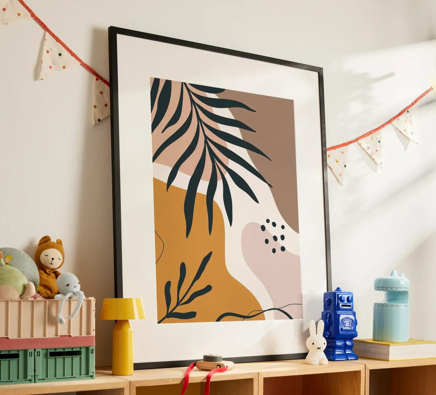 Minimal Leaf poster by BasicShopByBell