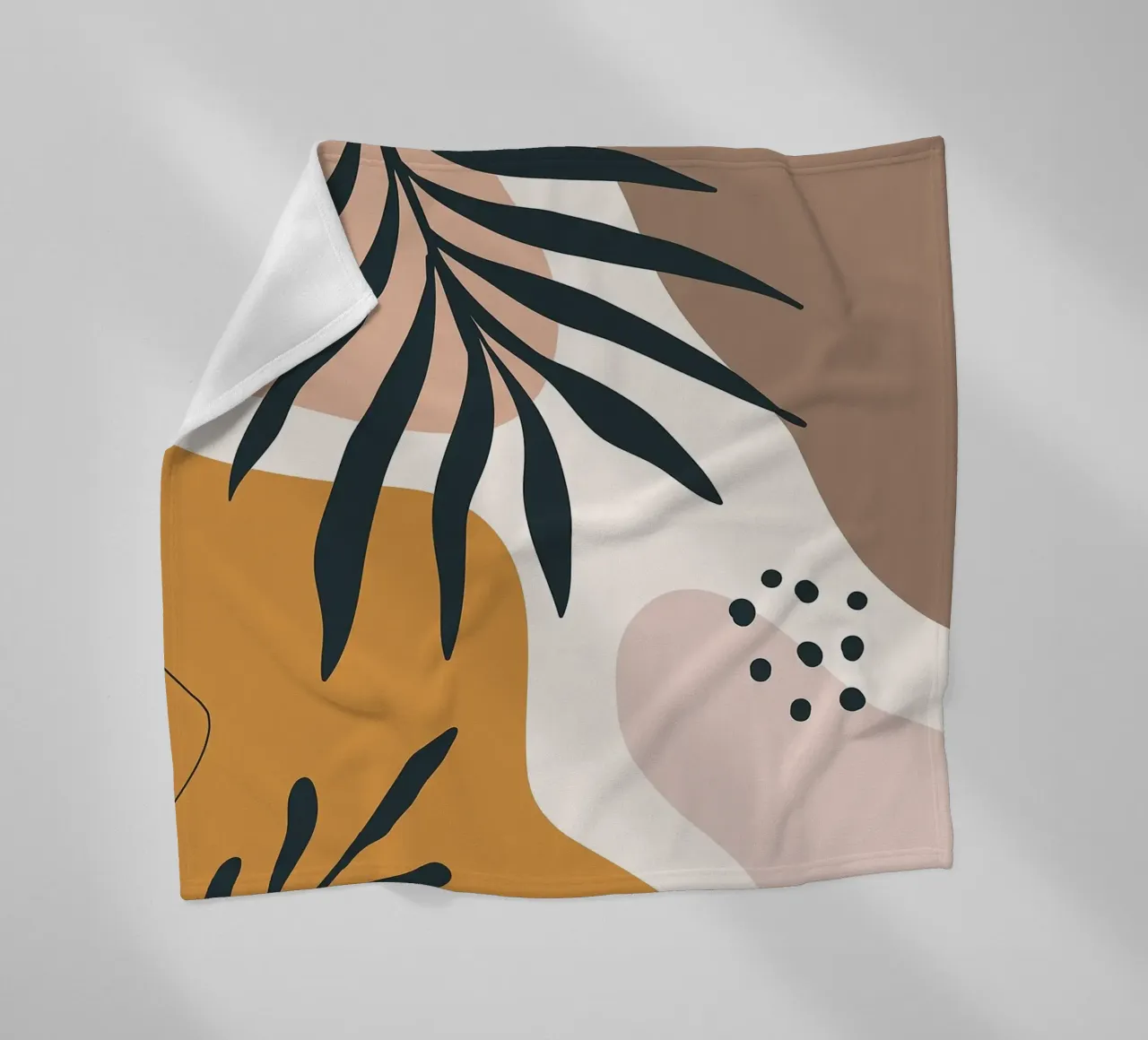 Foglia minimale coperta in pile da BasicShopByBell