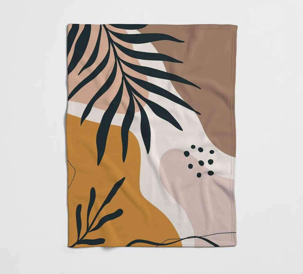 Foglia minimale coperta in pile da BasicShopByBell