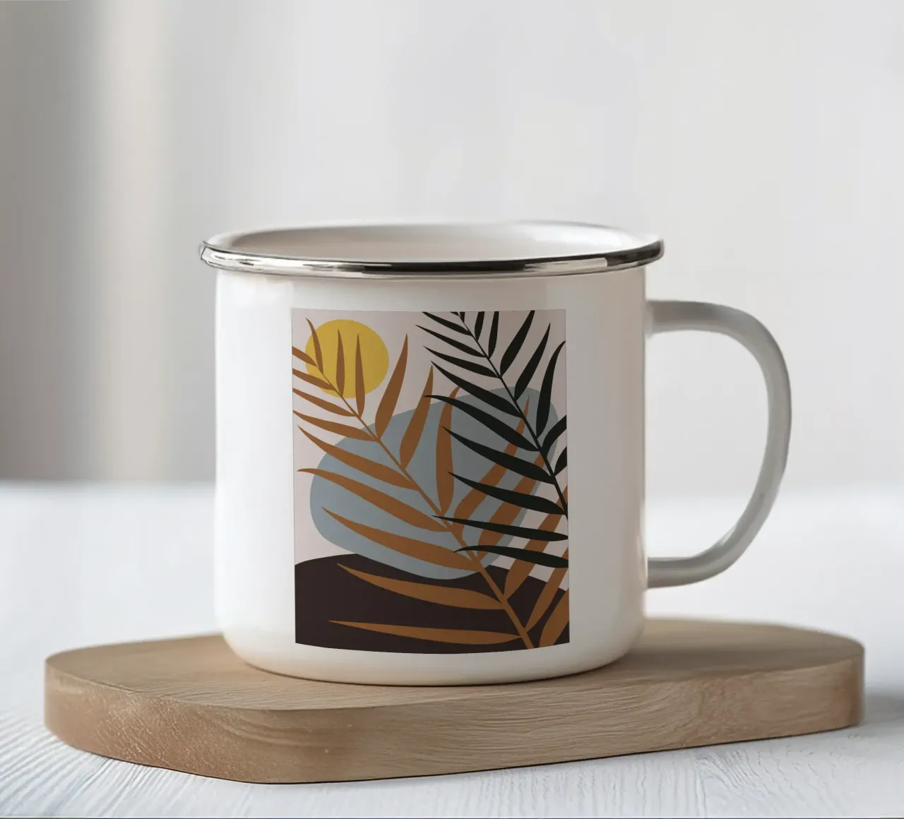 Tropicale tazza in smalto da BasicShopByBell