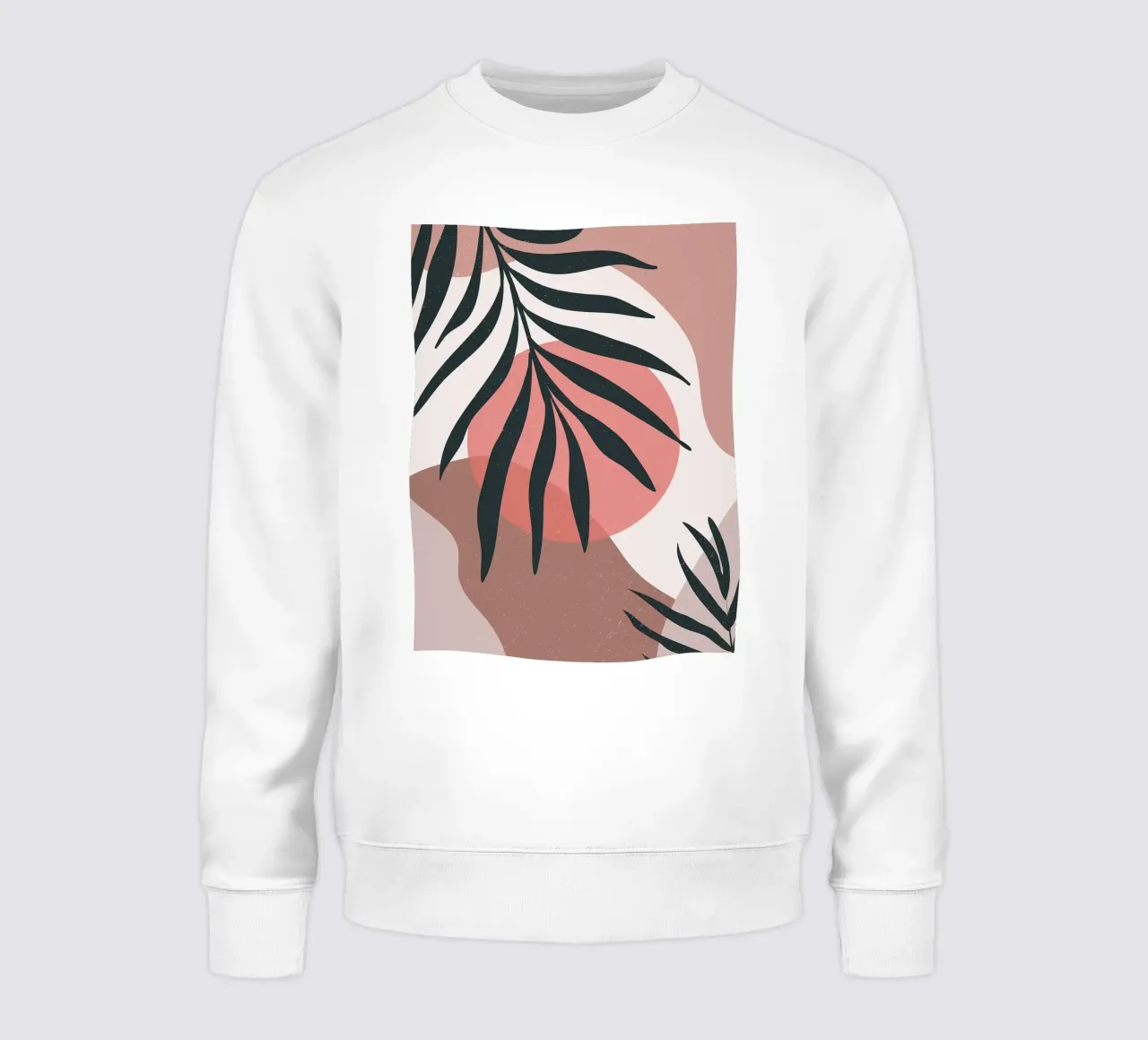 Arte boho a foglie tropicali felpa da BasicShopByBell
