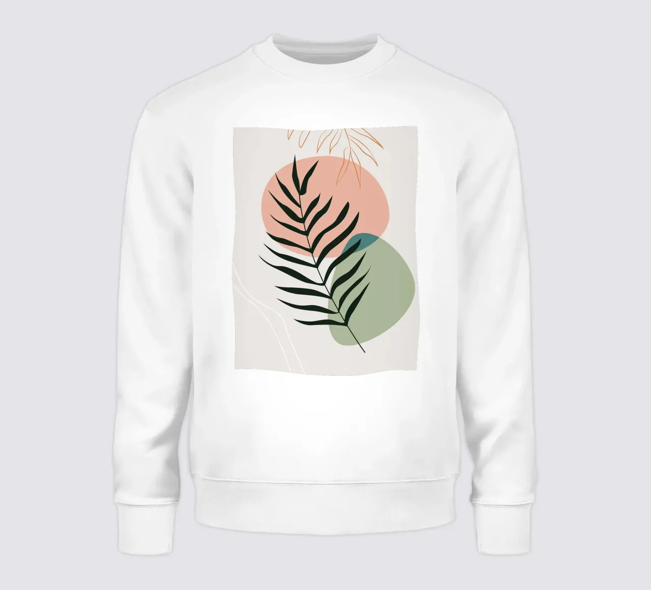Elegante foglia botanica felpa da BasicShopByBell