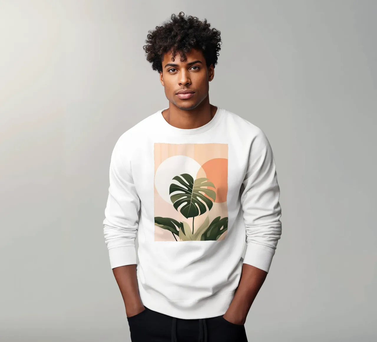 Foglia botanica tropicale felpa da BasicShopByBell