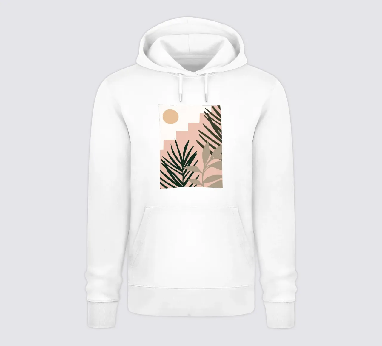 Arte botanica di metà secolo felpa con cappuccio da BasicShopByBell