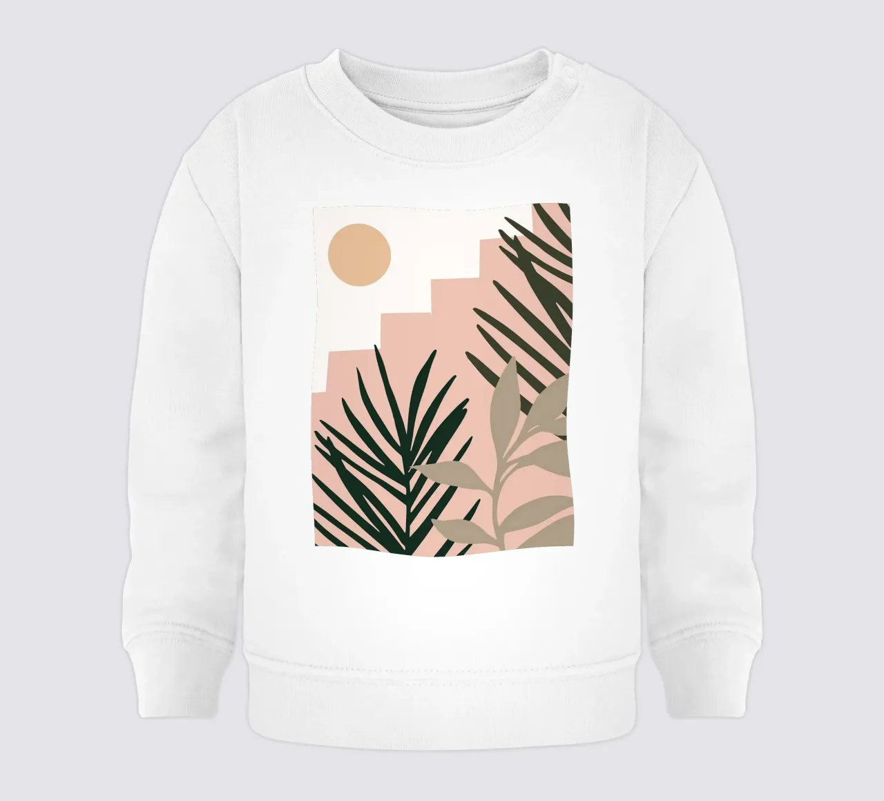 Arte botanica di metà secolo felpa neonato da BasicShopByBell