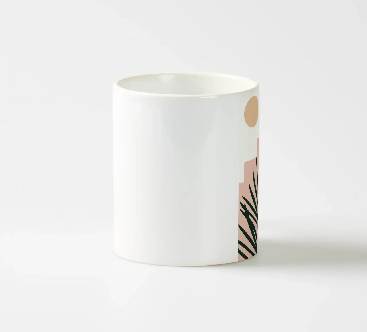Arte botanica di metà secolo tazza in ceramica da BasicShopByBell