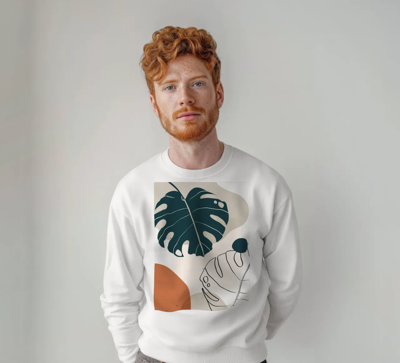 Botanica tropicale minimal felpa da BasicShopByBell