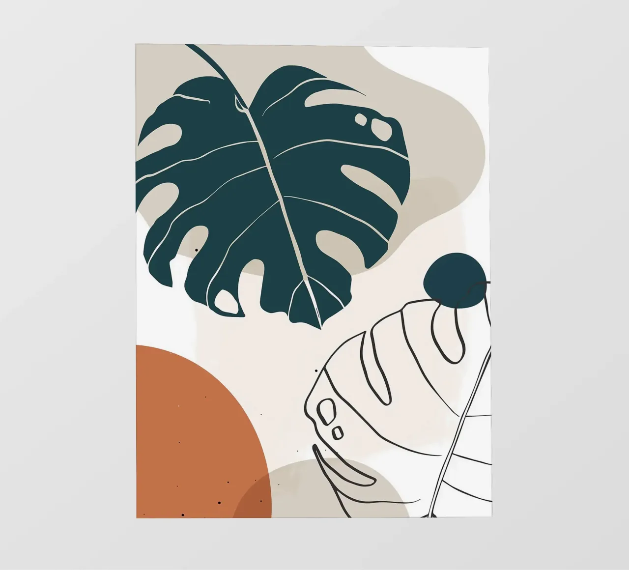 Botanica tropicale minimal pellicola backlit da BasicShopByBell