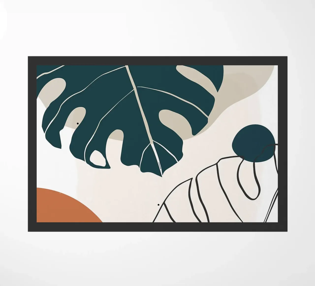 Botanica tropicale minimal zerbino da BasicShopByBell